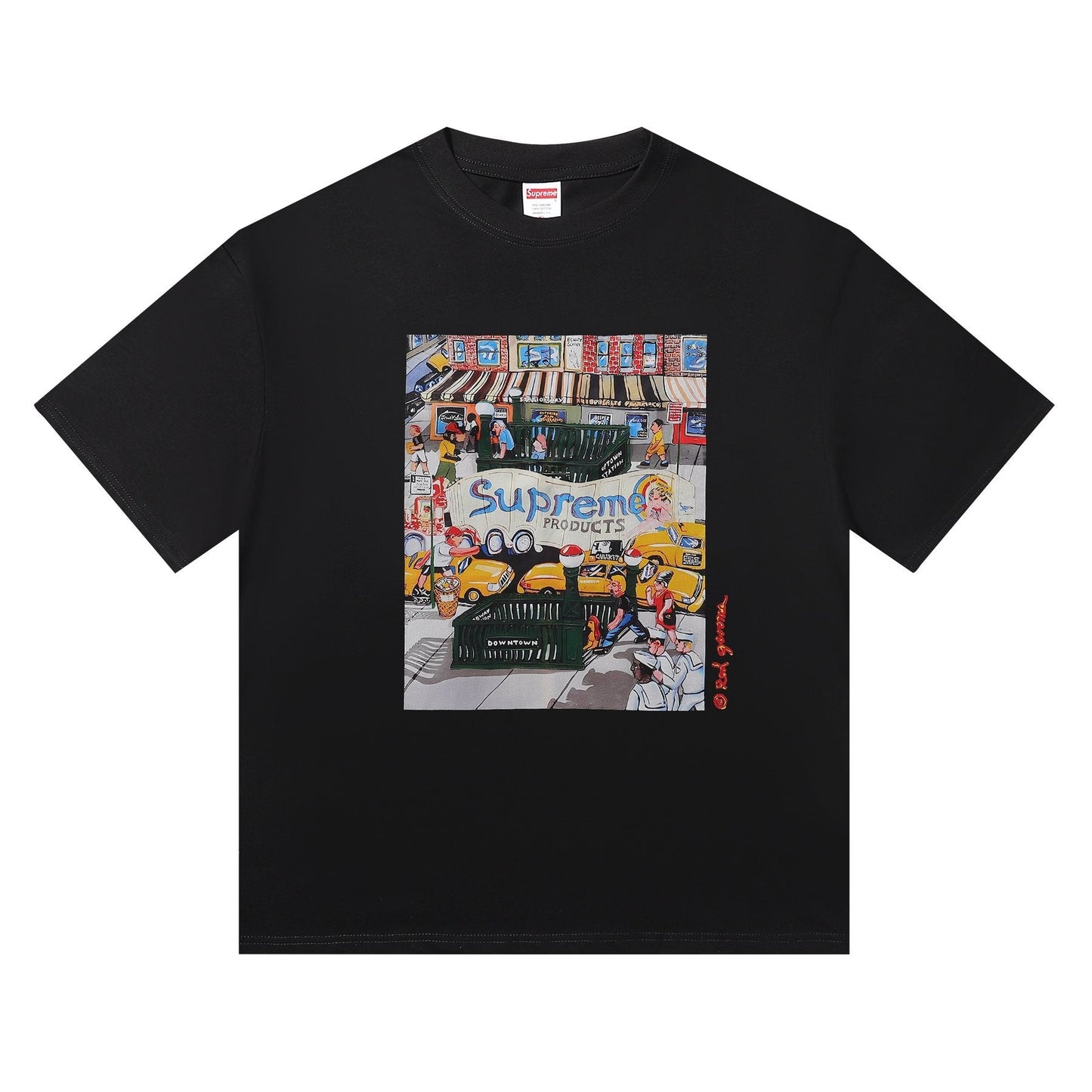 Supreme Manhattan City Graphic T-Shirt — front