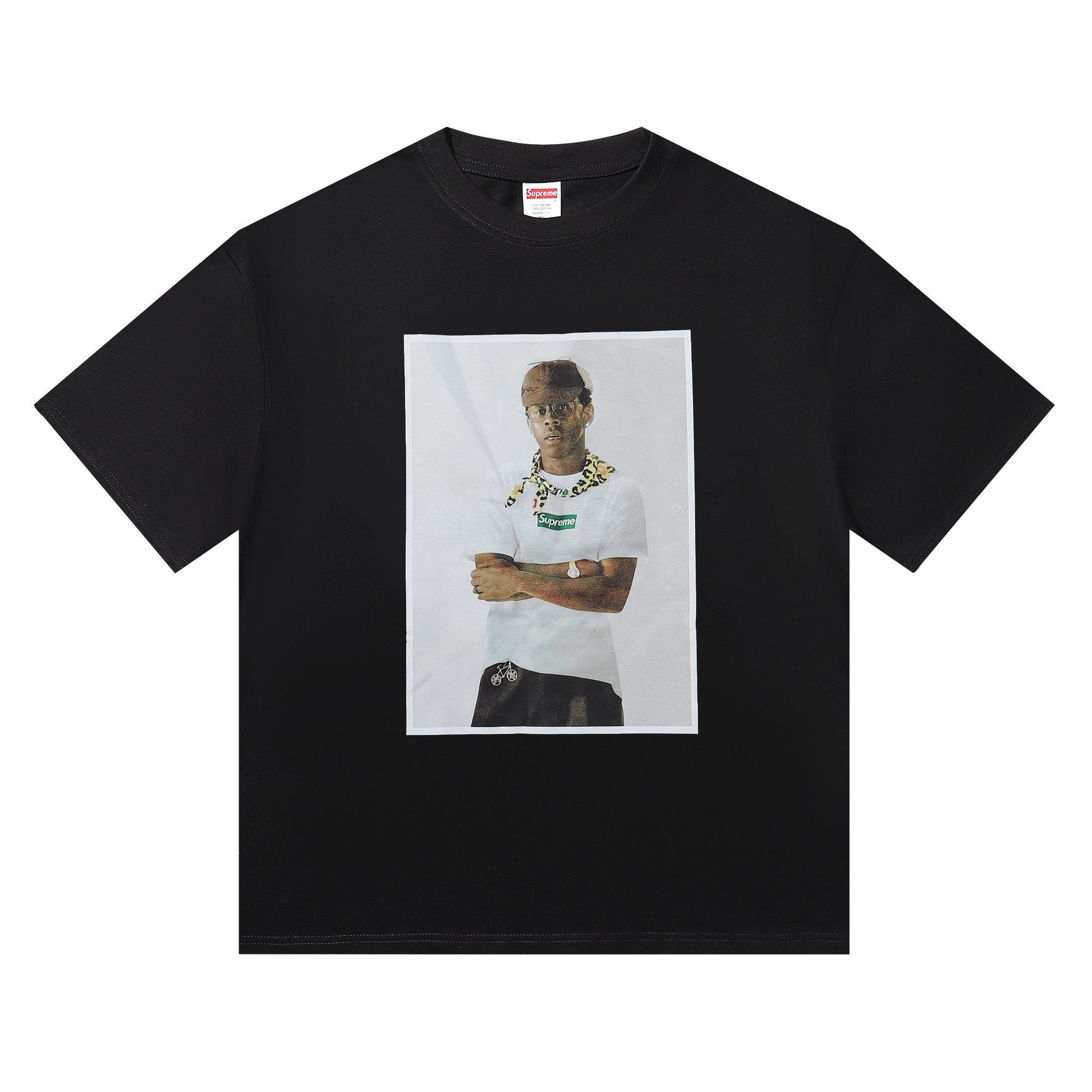 Supreme Tyler the Creator Portrait Graphic T-Shirt — hero