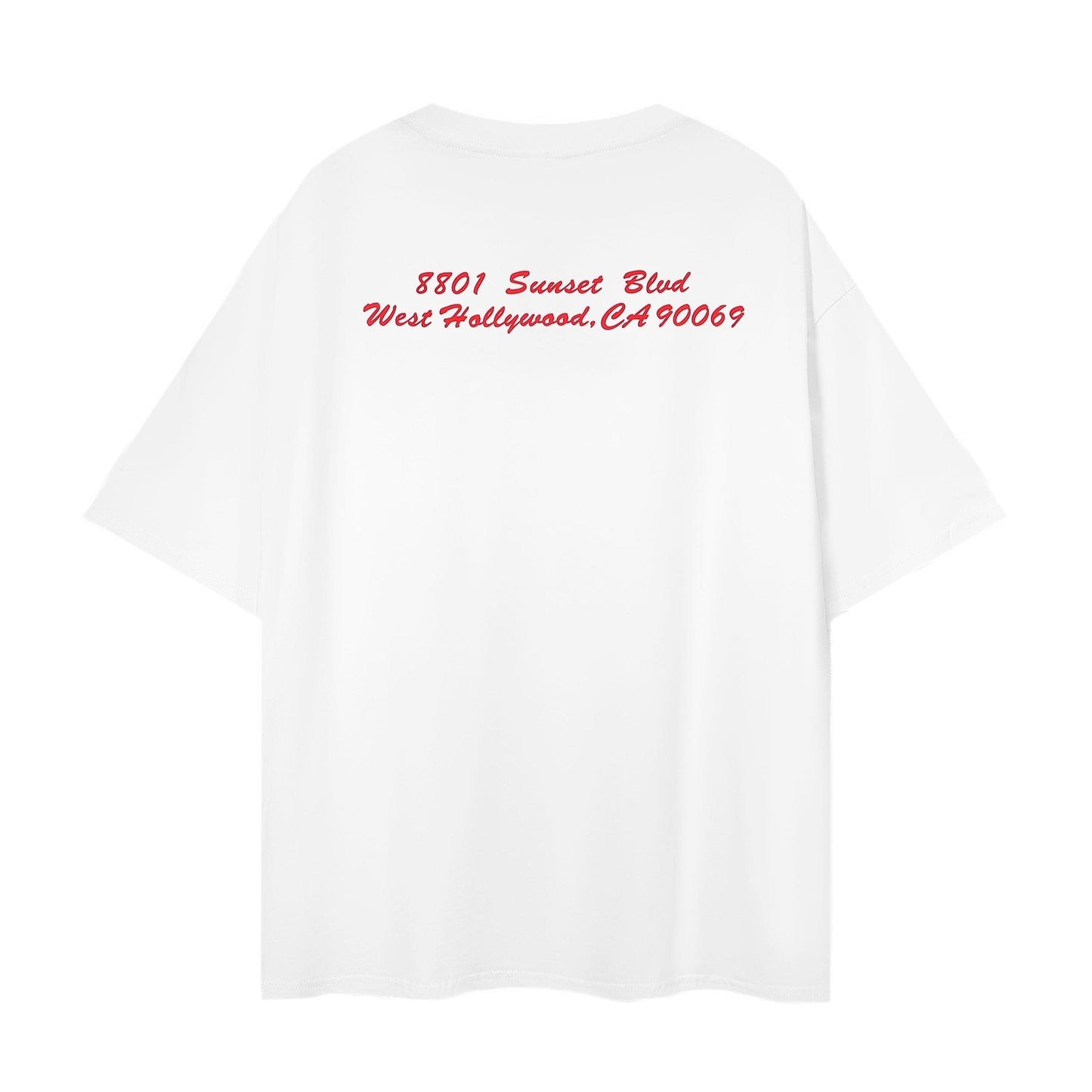 Supreme Address Back Graphic T-Shirt — back