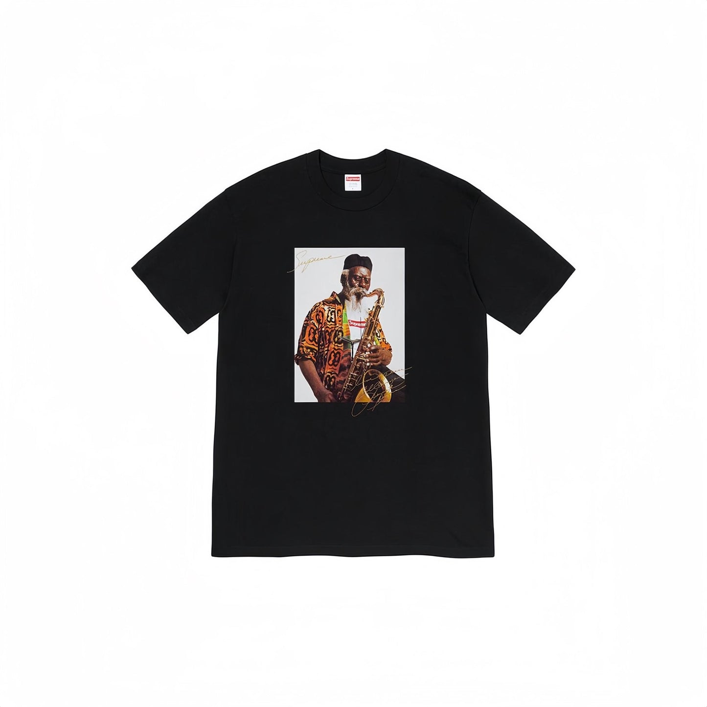 Supreme Pharoah Sanders Saxophone Graphic T-Shirt — hero