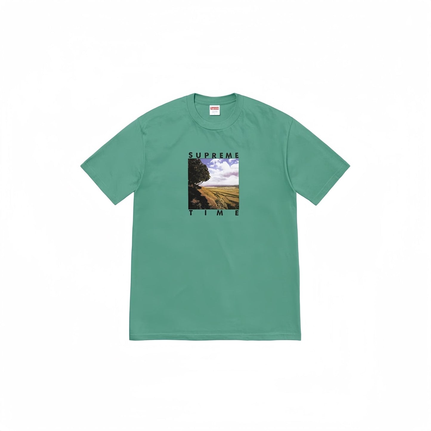 Supreme Time Landscape Graphic T-Shirt — front