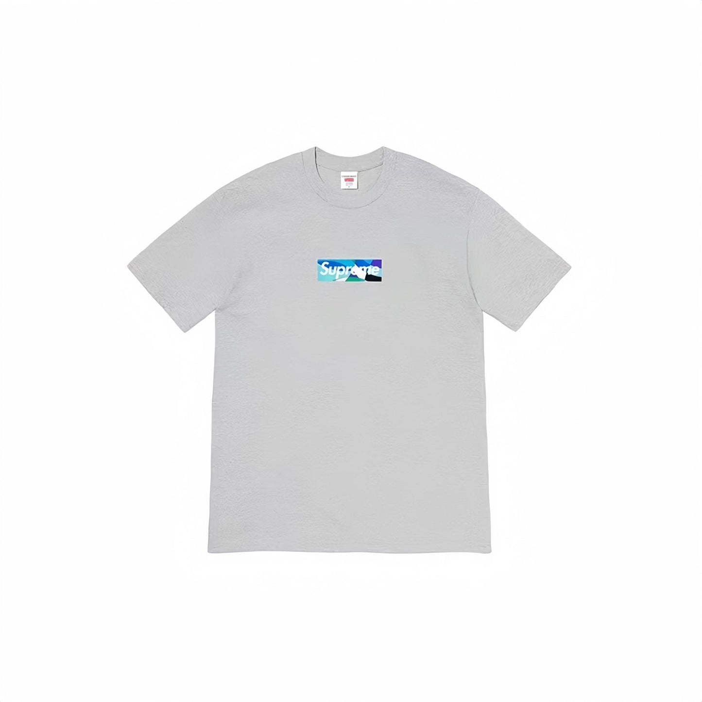 Supreme Blue/Teal Box Logo Short-Sleeve T-Shirt — front