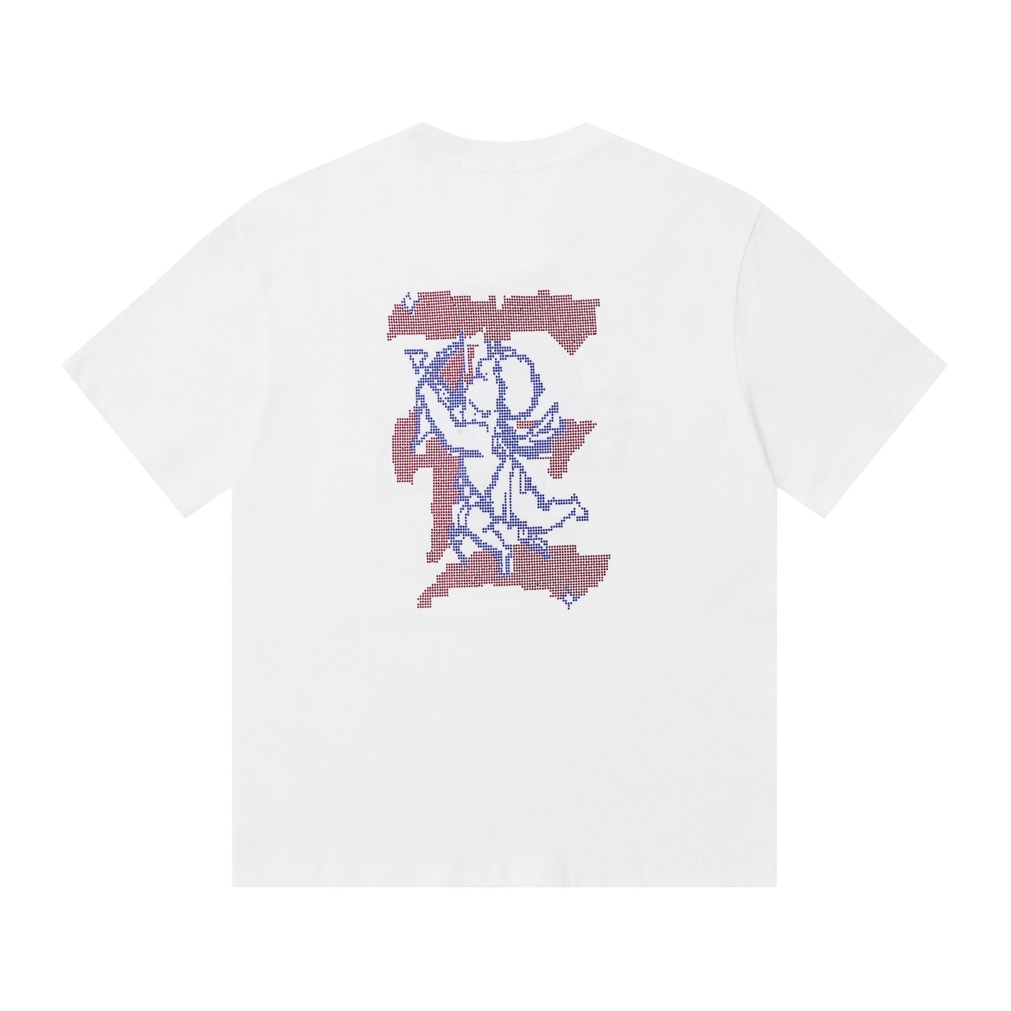 MIXED EMOTION Heart Graphic Short-Sleeve T-Shirt — back
