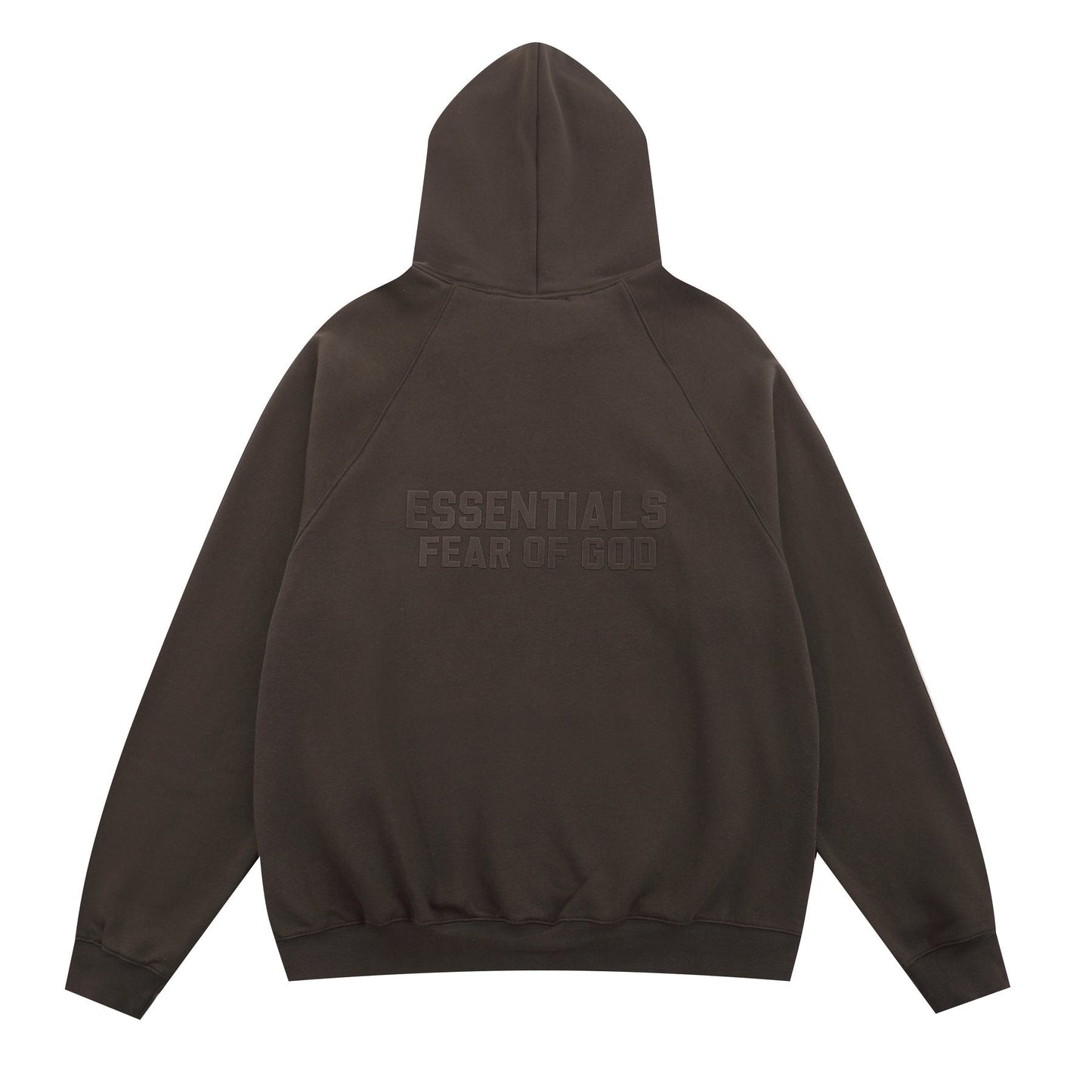 Essentials Fear of God Zip Hoodie — back