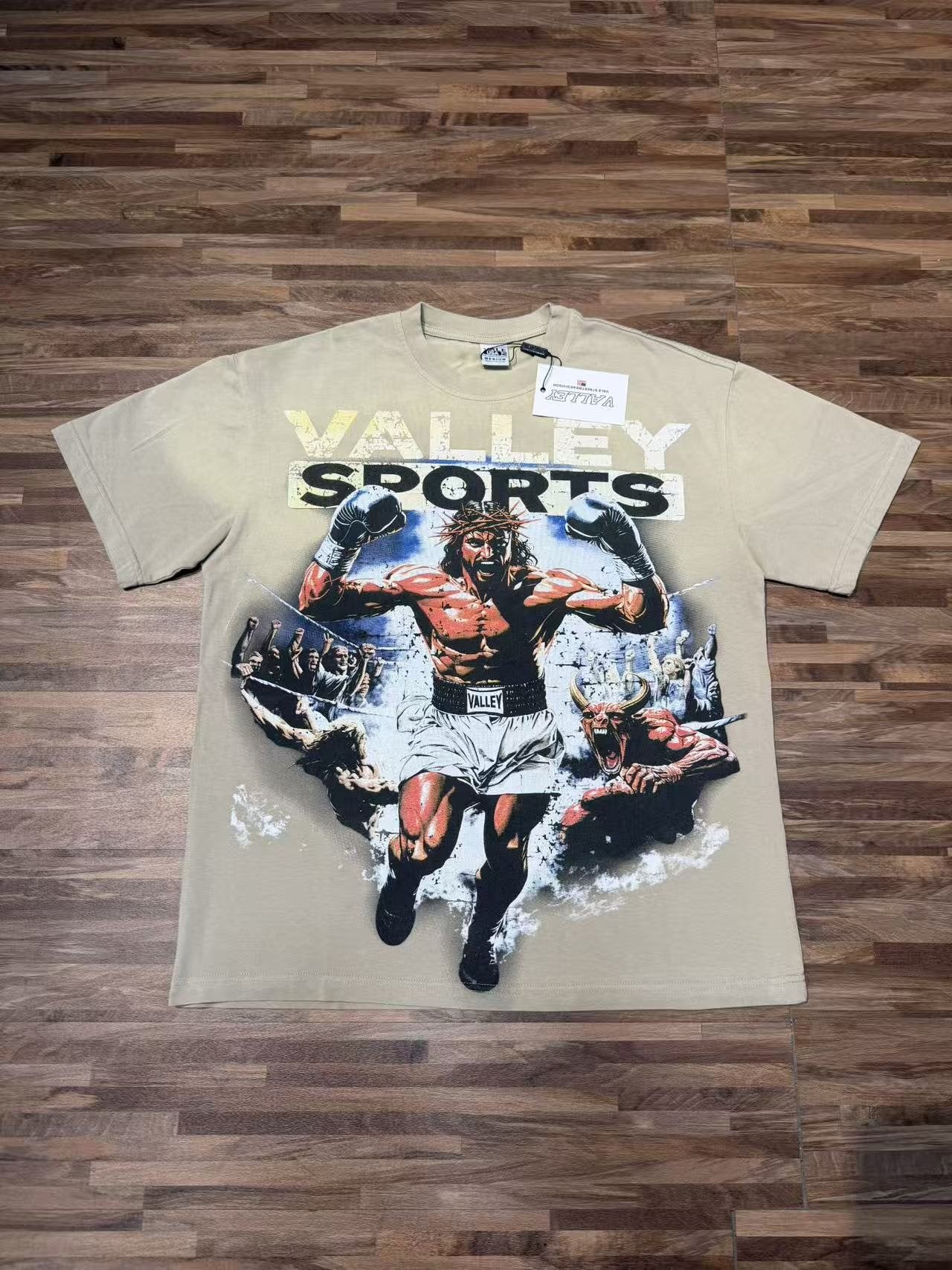 VALLEY Boxing Before Death Graphic T-Shirt — front