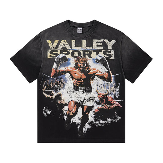VALLEY Boxing Before Death Graphic T-Shirt — hero