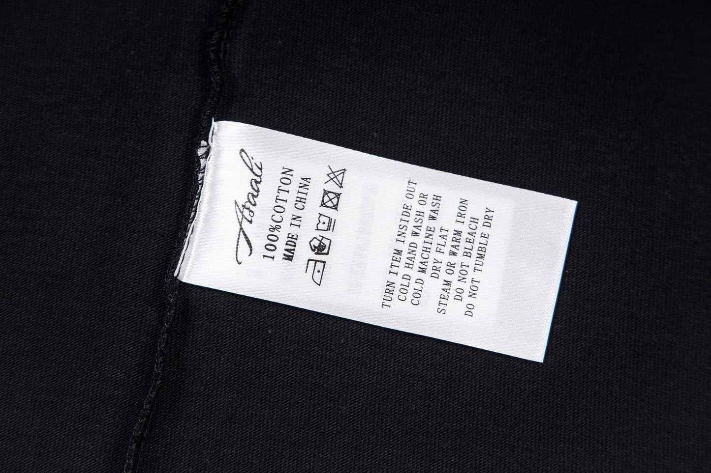 ASAALL Theatrical Mask Graphic T-Shirt — neck_label