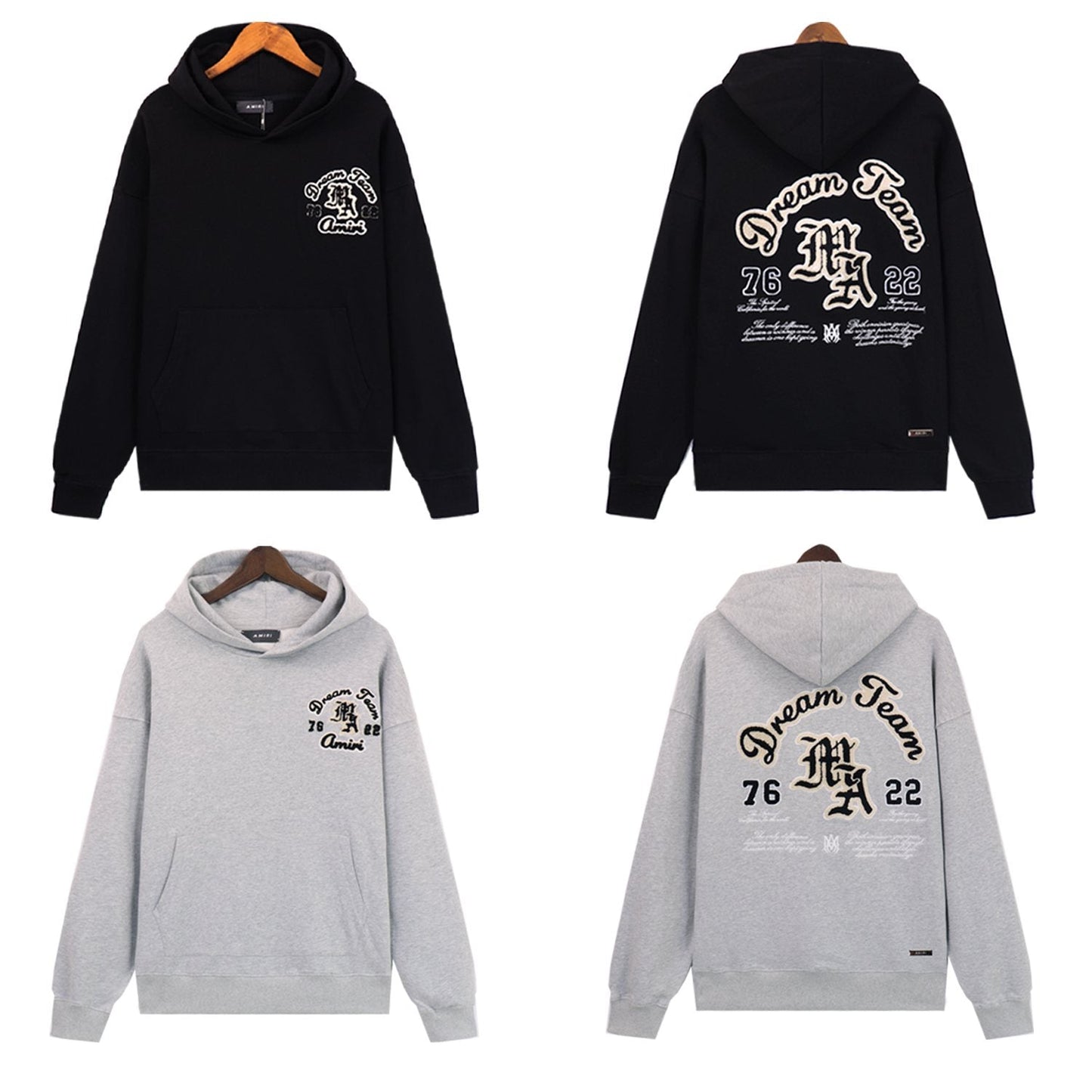 AMIRI Dream Team Graphic Hoodie — comparison