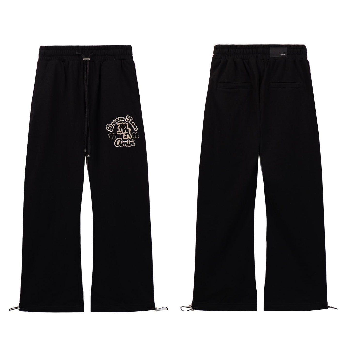 AMIRI Embroidered Leg Graphic Sweatpants — front