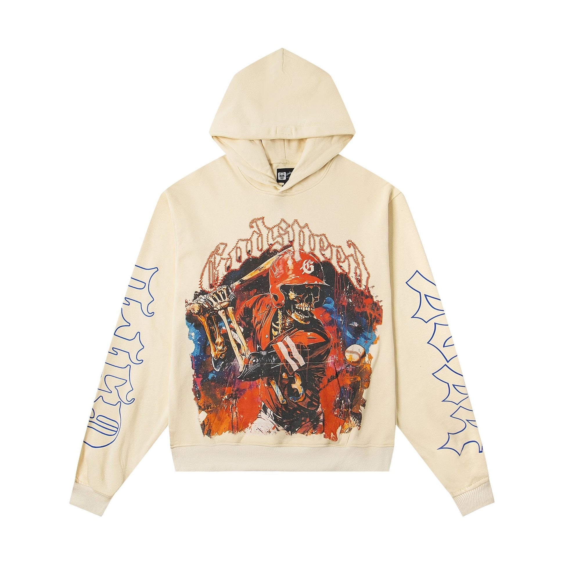 Godspeed E Pluribus Unum Graphic Hoodie - Cream — hero