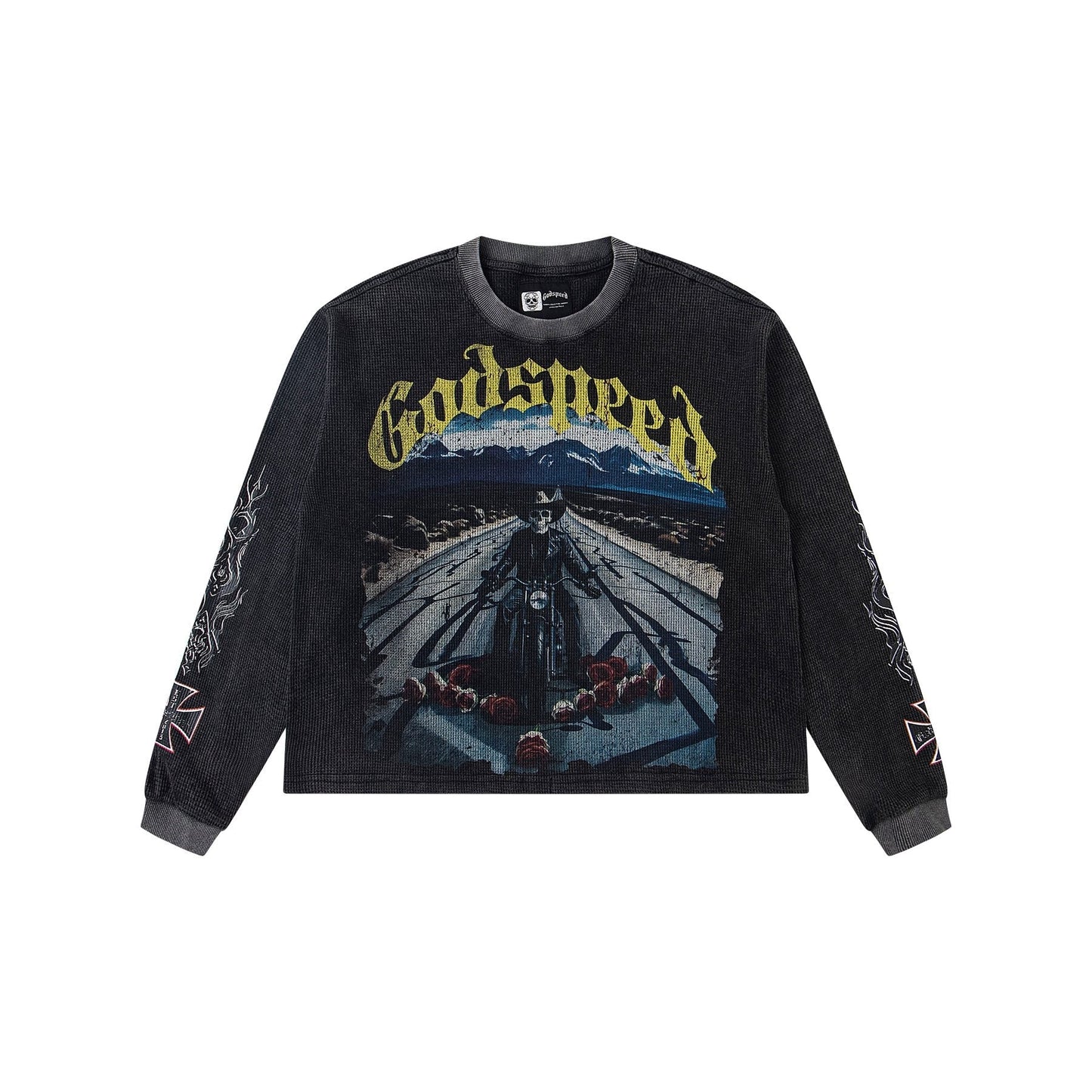 Godspeed Out of Many One Graphic Long-Sleeve T-Shirt — front