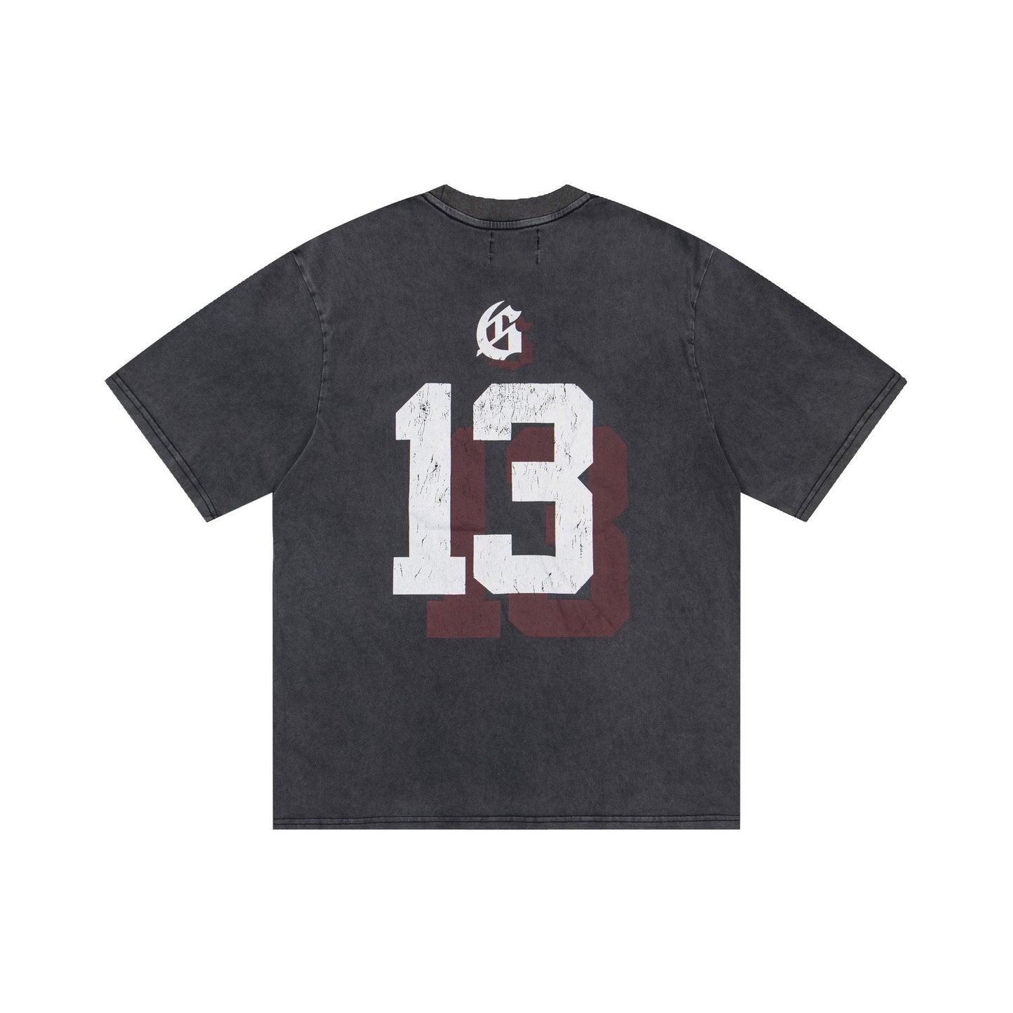 Godspeed Skull & 13 Graphic Short-Sleeve T-Shirt — back