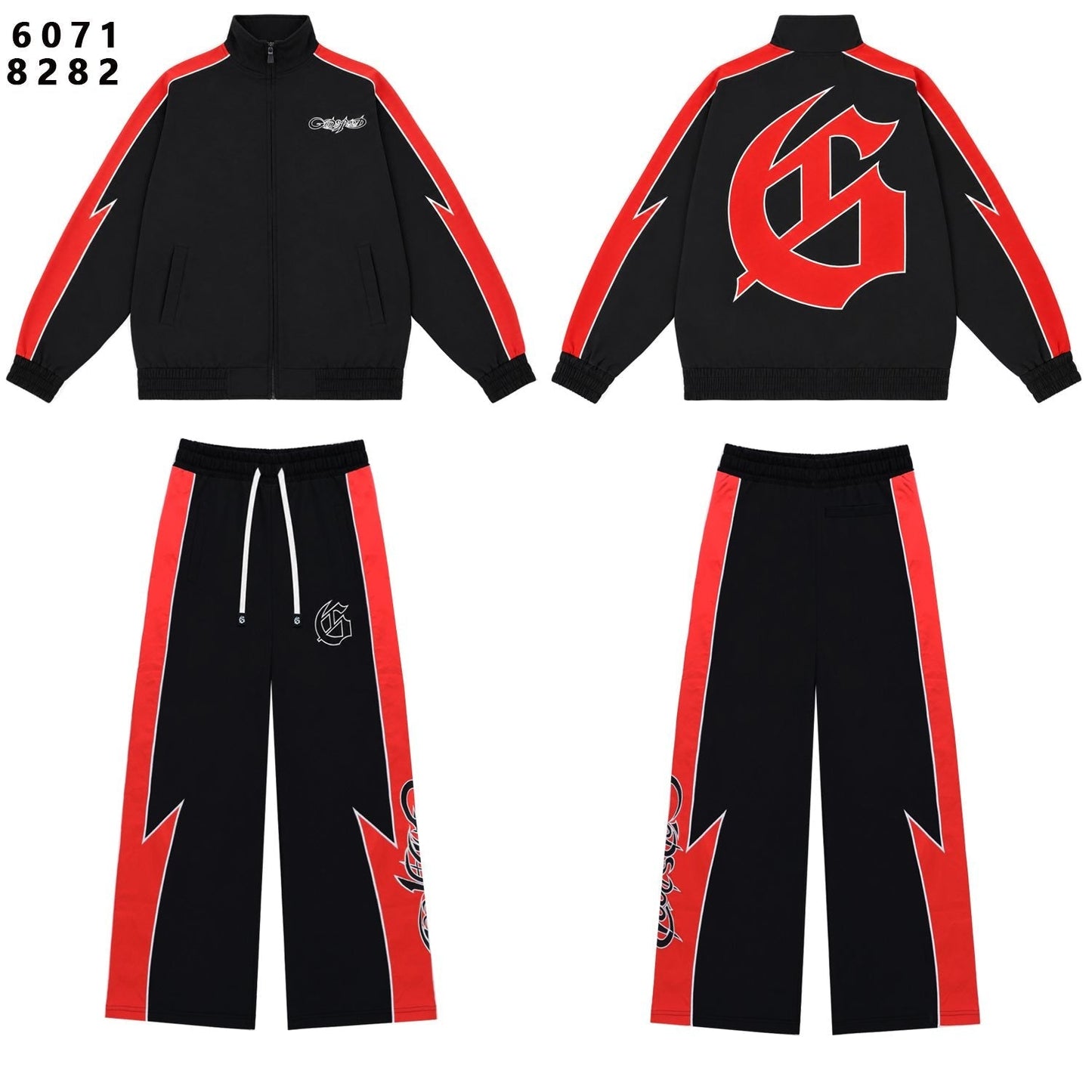 Godspeed Gothic G Contrast Panel Tracksuit Set — front