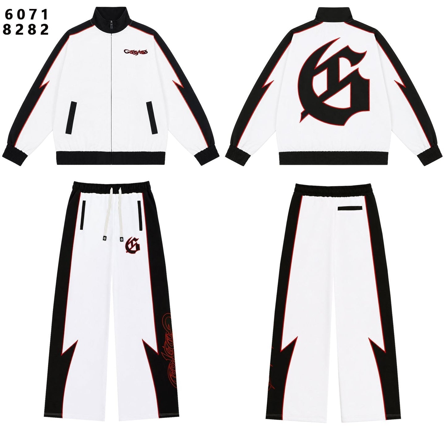 Godspeed Gothic G Contrast Panel Tracksuit Set — front