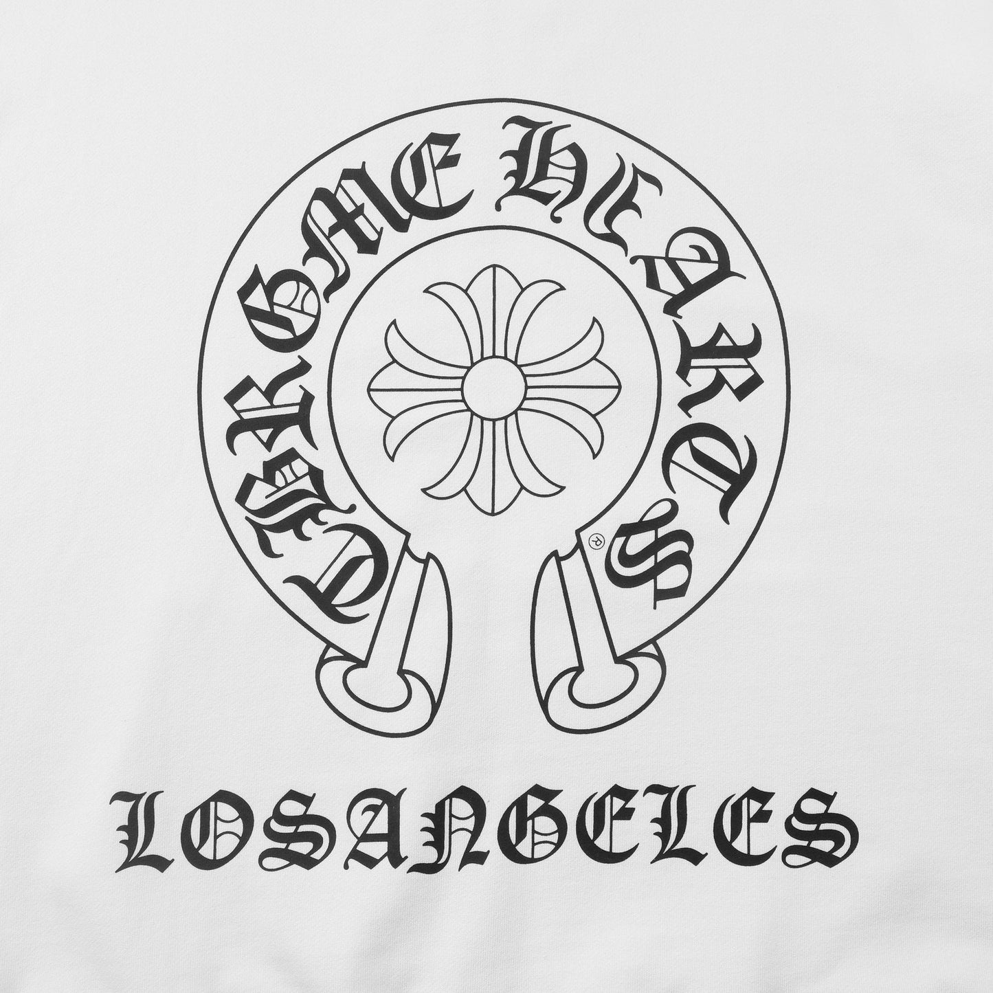 Chrome Hearts Horseshoe Graphic Zip Hoodie — detail