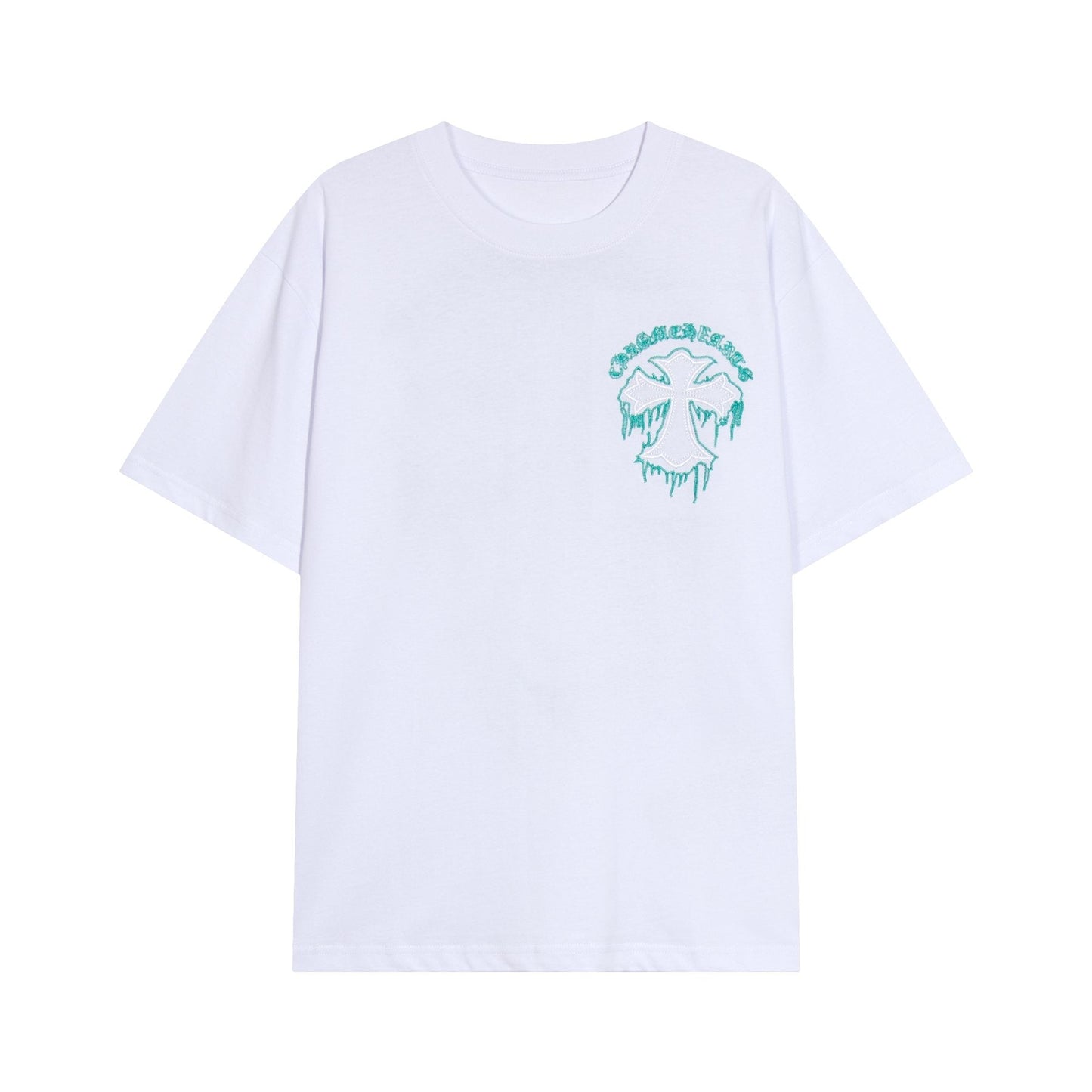 Chrome Hearts Sanskrit Cross Graphic T-Shirt — front