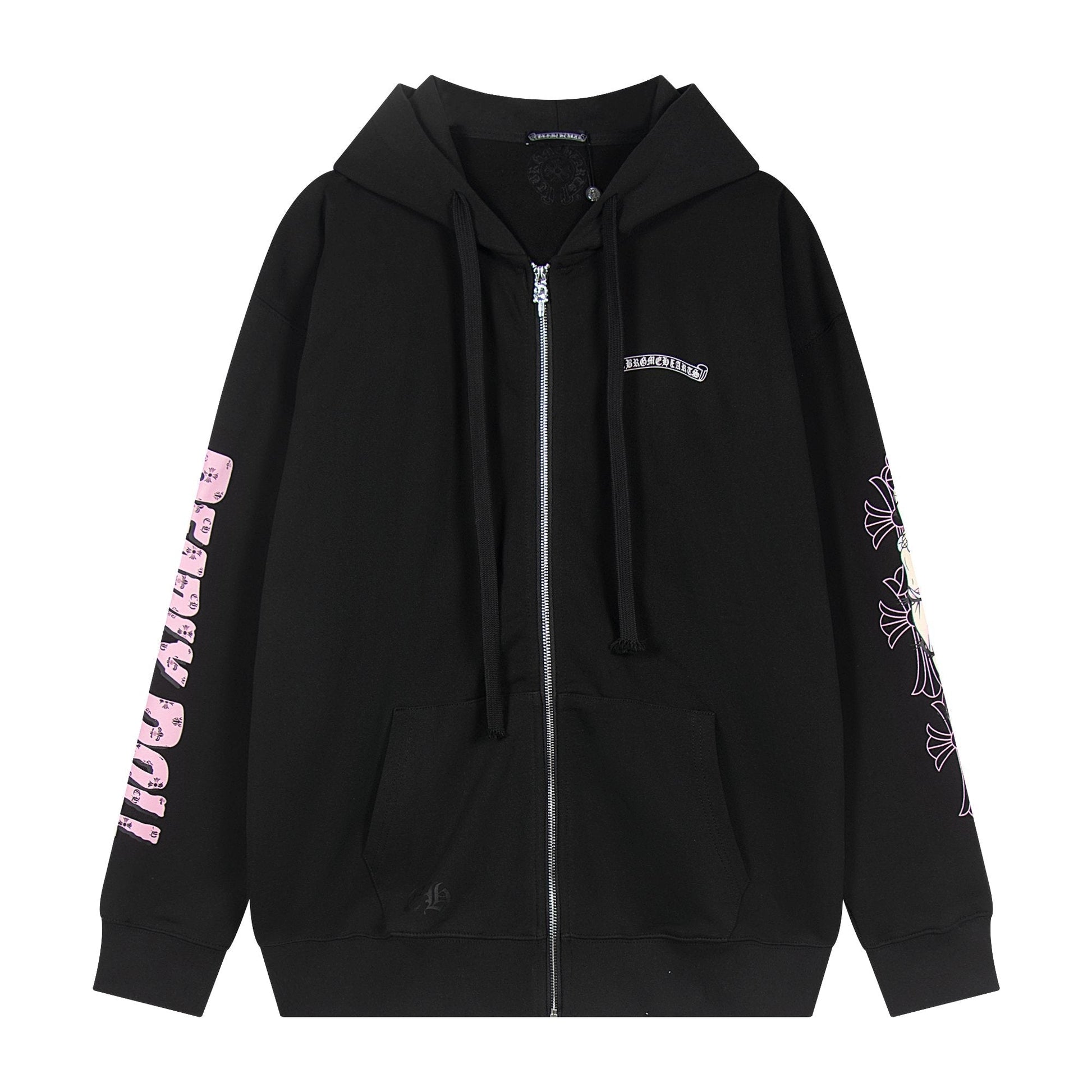 Chrome Hearts Anime Floral Zip-Up Hoodie — hero