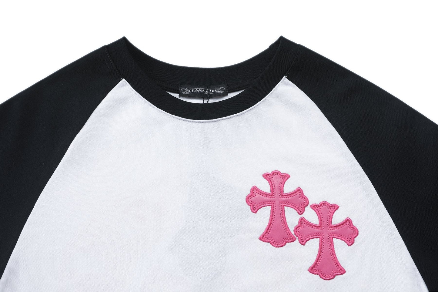Chrome Hearts Cross Graphic Raglan Long-Sleeve T-Shirt — detail