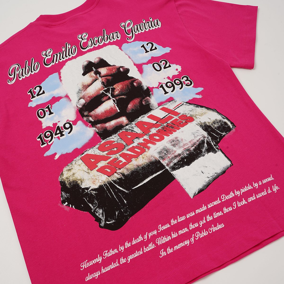 ASAALL Portrait Memorial Graphic T-Shirt — detail