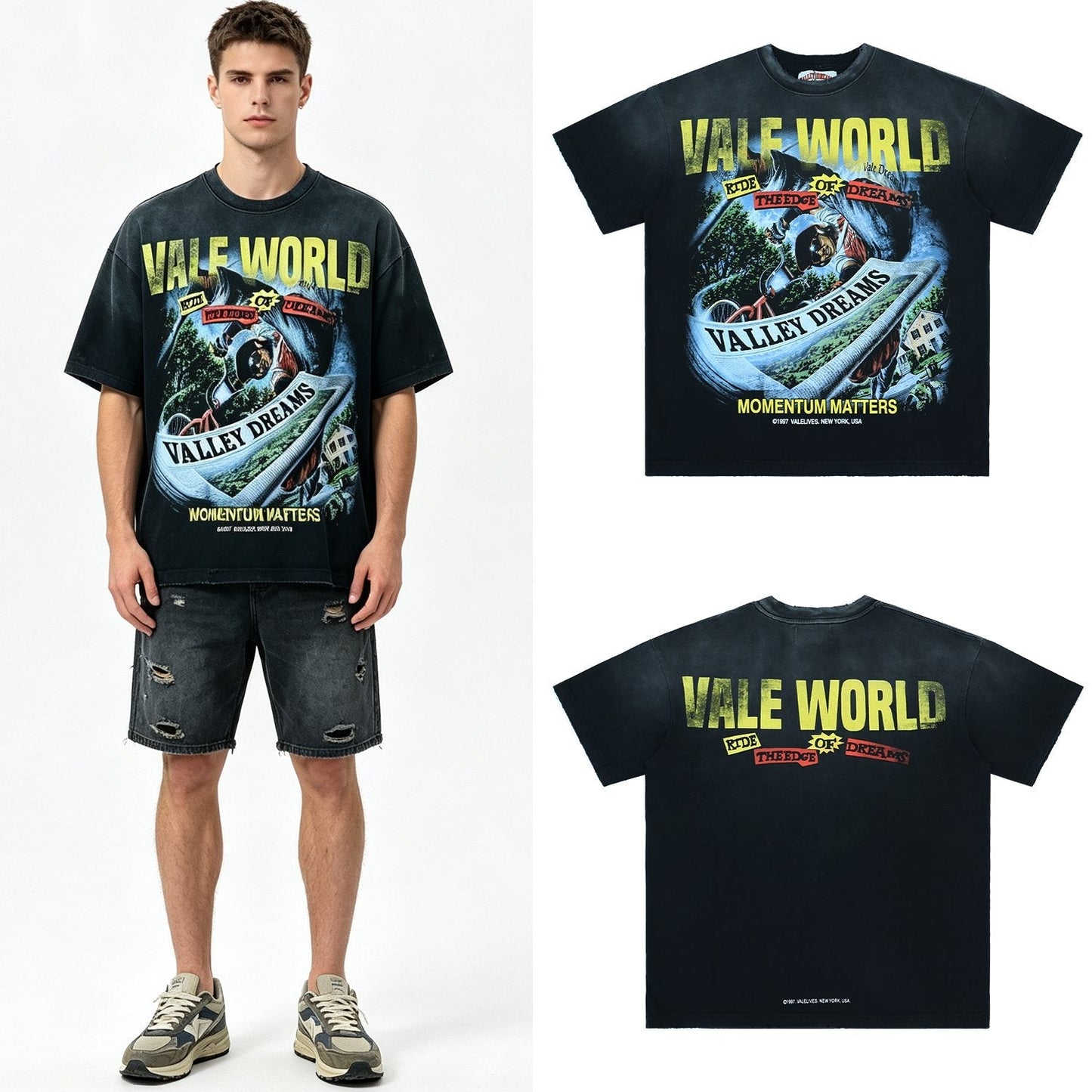 Valley Dreams Vale World Ride Graphic T-Shirt — context