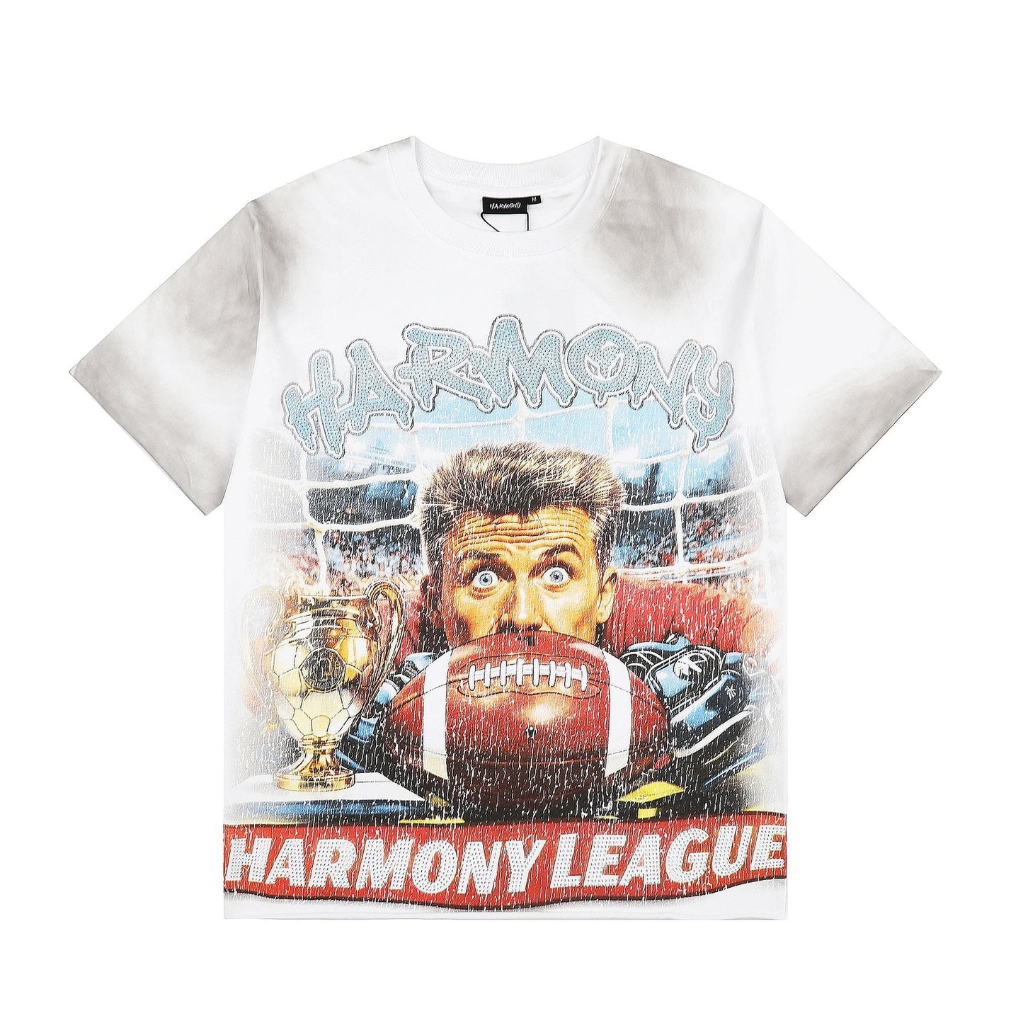 HARMONY Football Graphic T-Shirt — front