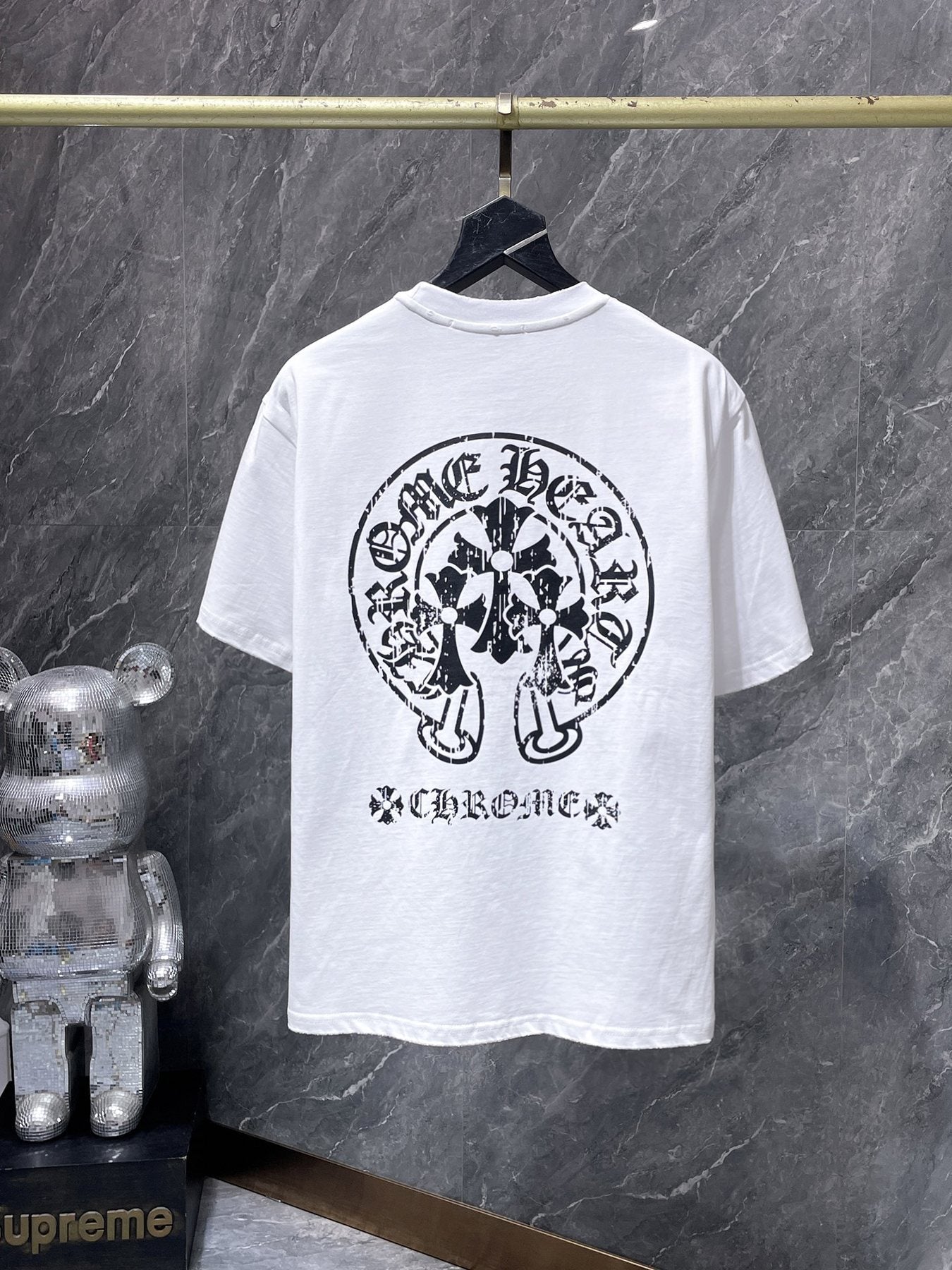 Chrome Hearts Horseshoe Cross Graphic T-Shirt — back