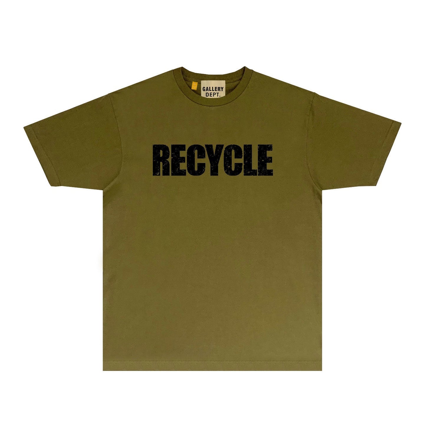 Gallery Dept T Shirt Retro Printed Loose Short-Sleeved Shirt