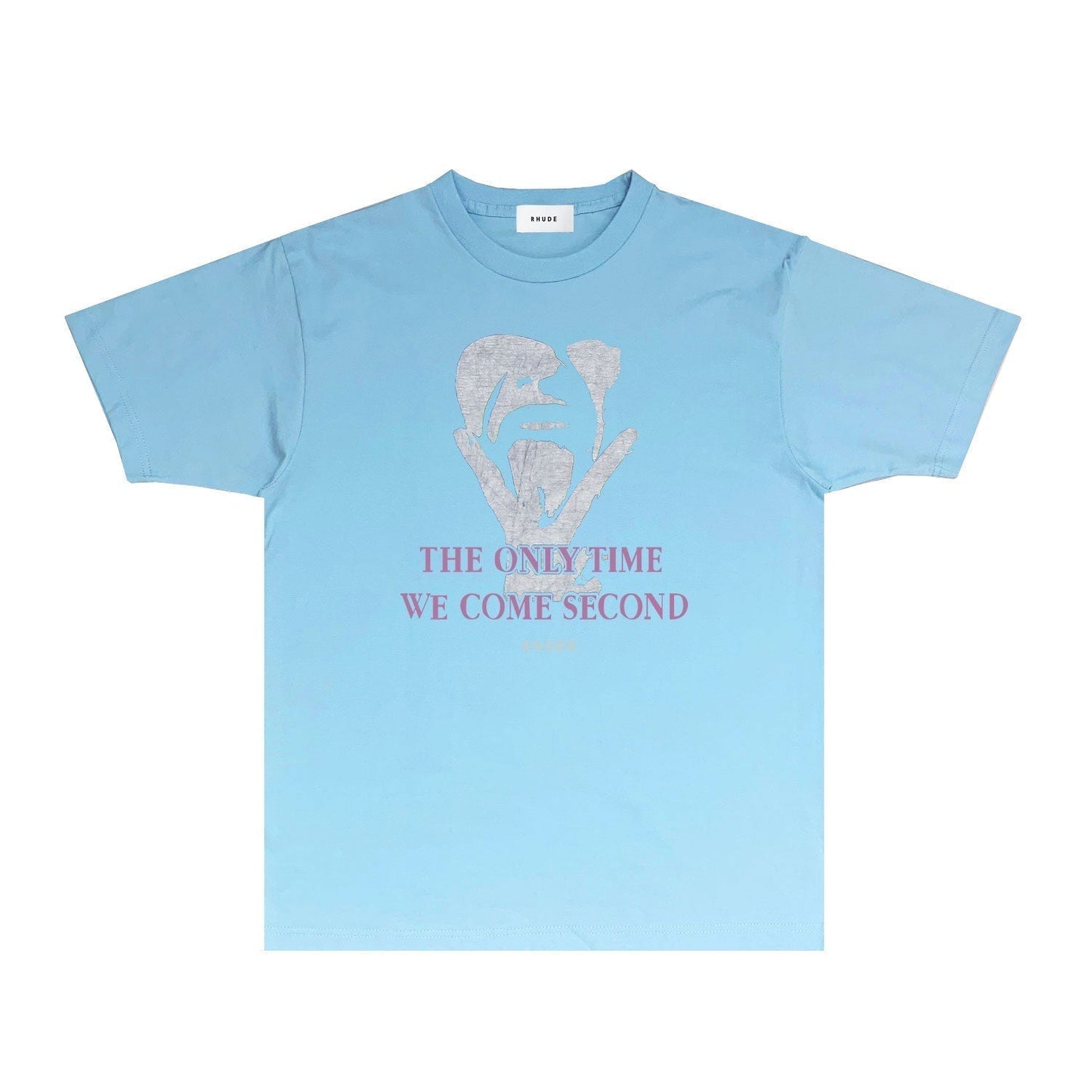 Rhude T-shirts Printed Trendy Pure Cotton