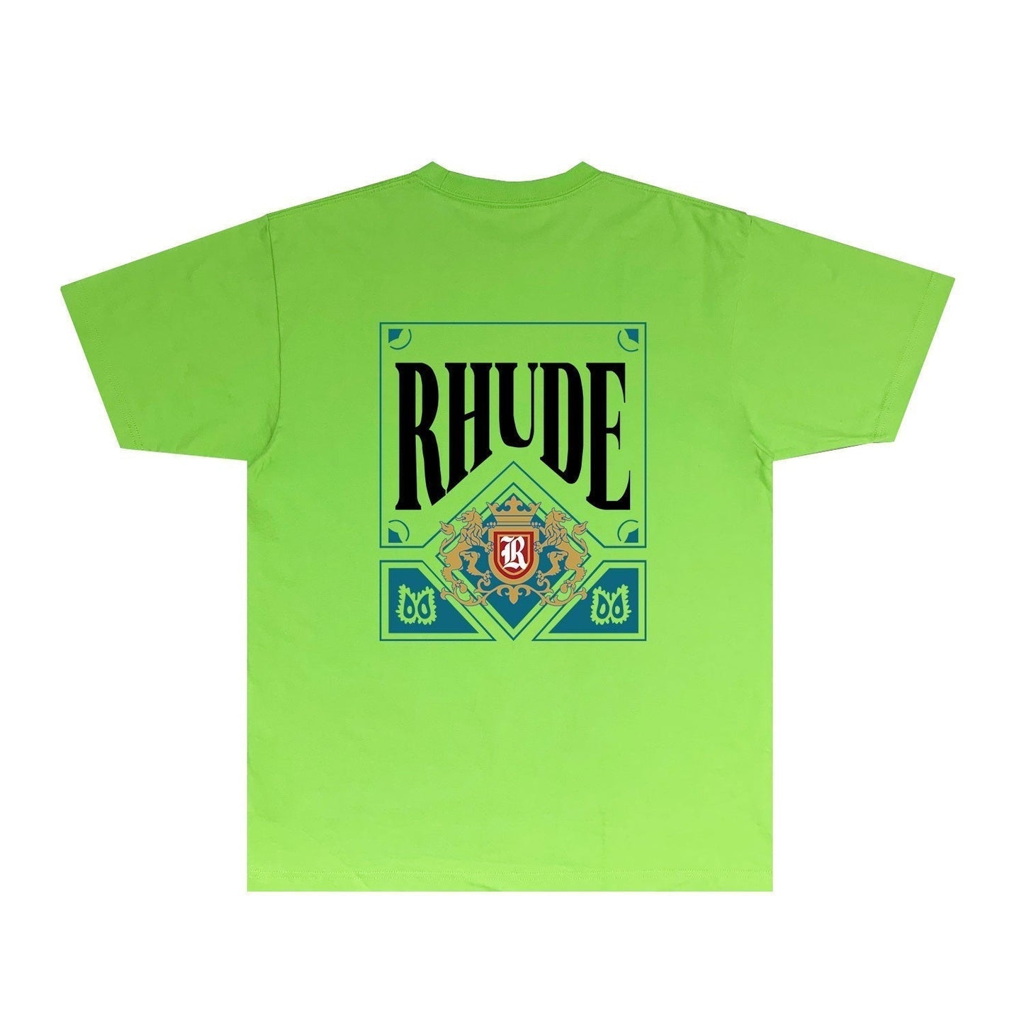 Rhude T-shirts Printed Trendy Pure Cotton