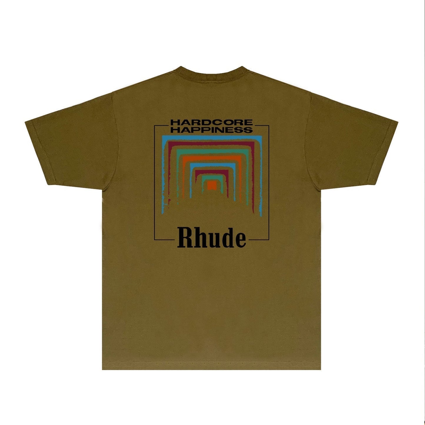 Rhude T-shirts Printed Trendy Pure Cotton