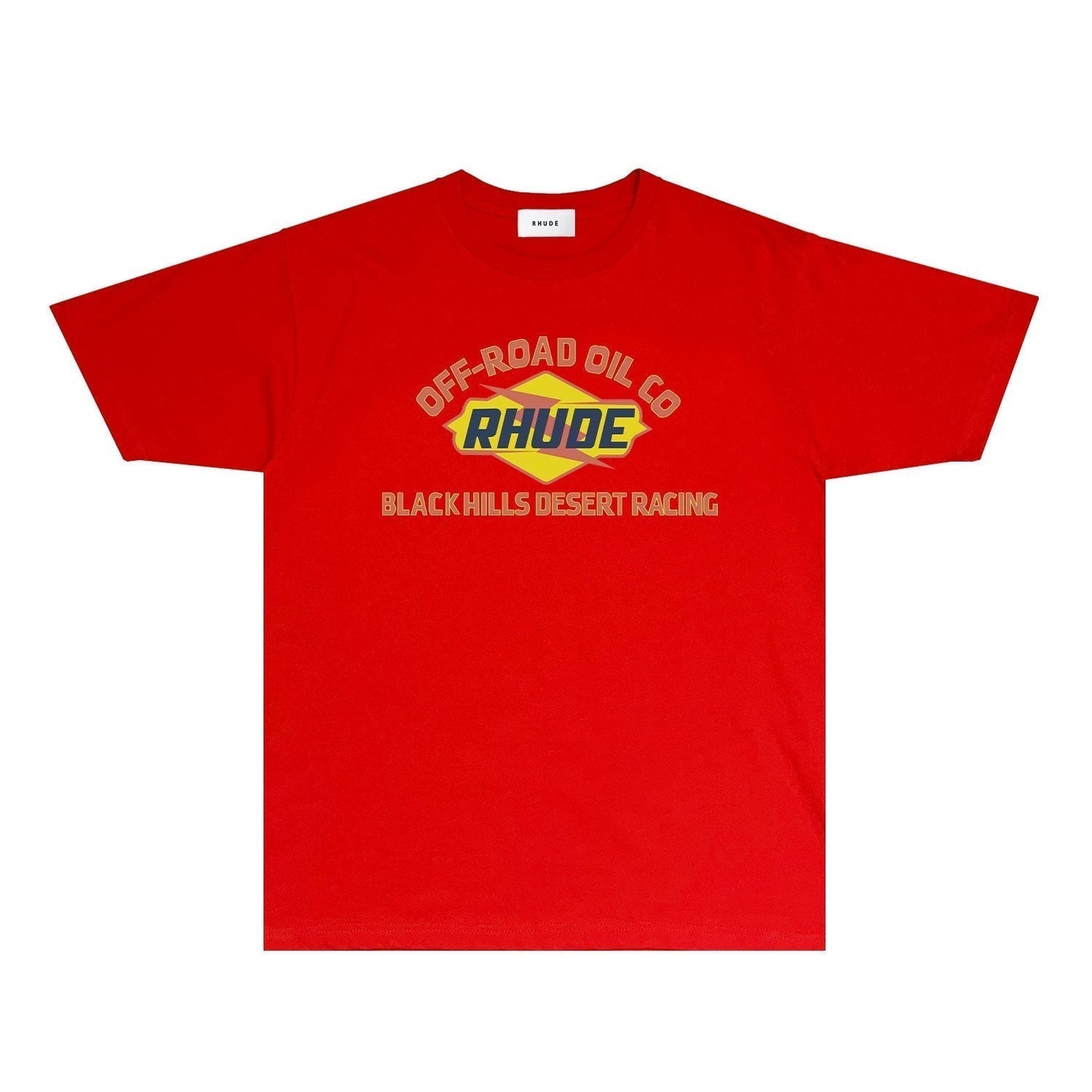 Rhude T-shirts Printed Trendy Pure Cotton
