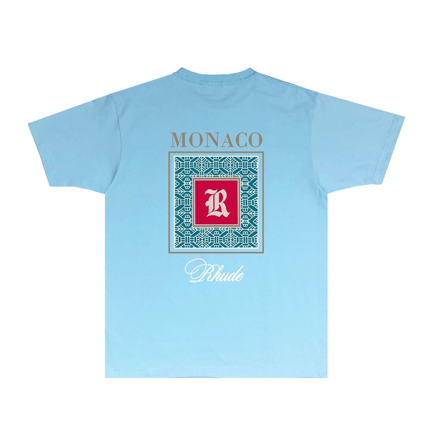 Rhude T-shirts Printed Trendy Pure Cotton