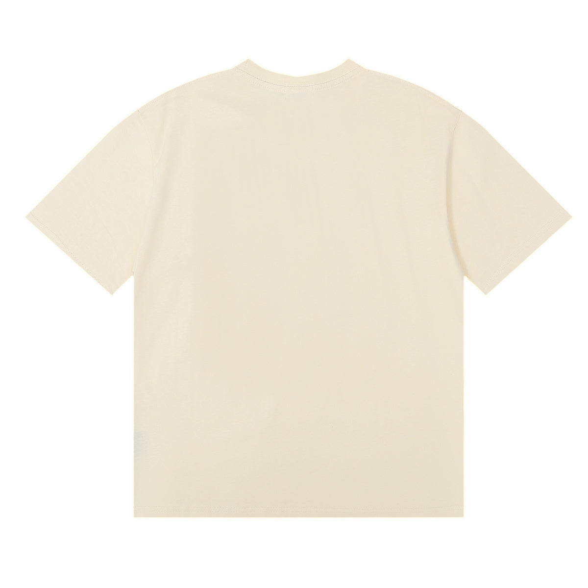 Rhude T-shirts LAGO DI COMO Printed Cotton Casual Short Sleeve Men and Women