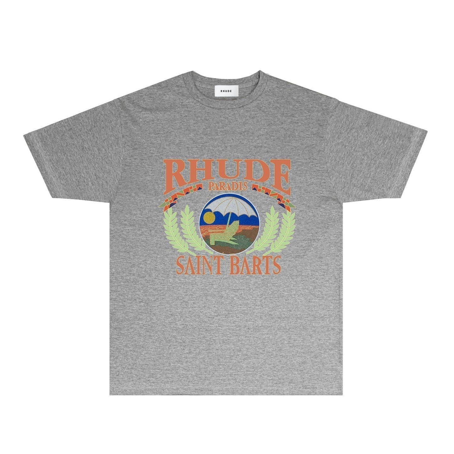 Rhude T-shirts Printed Trendy Pure Cotton