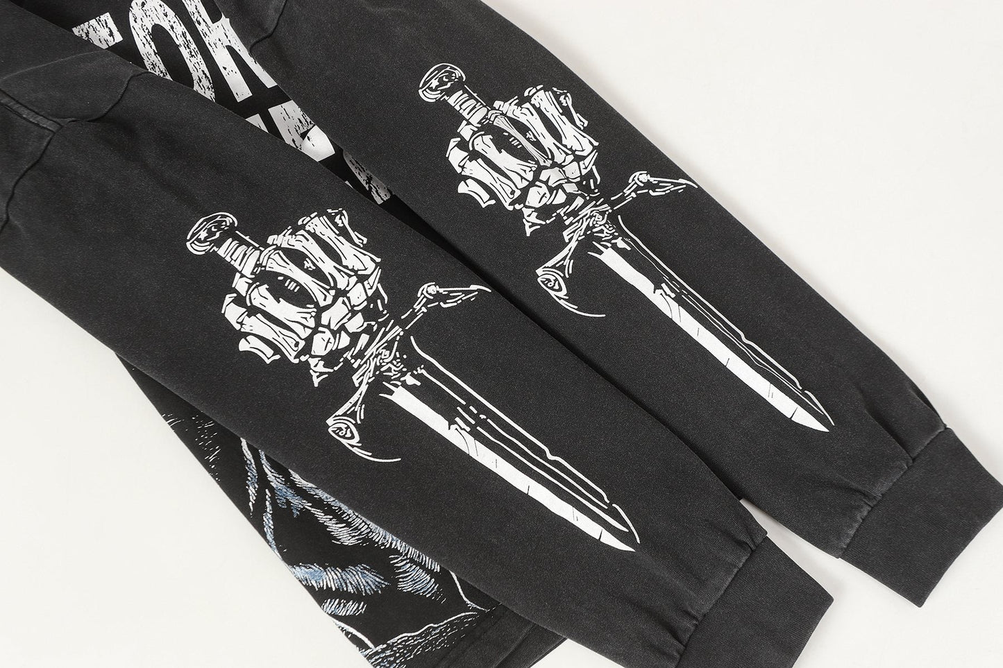 Godspeed Dog Moon Graphic Long-Sleeve T-Shirt — detail