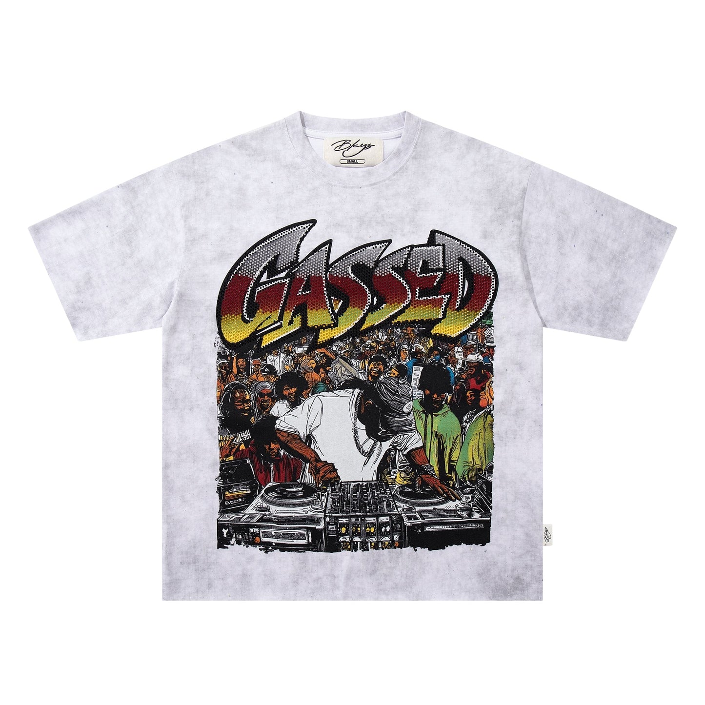 BKYS Revival Gassed Rhinestone Graphic T-Shirt — hero