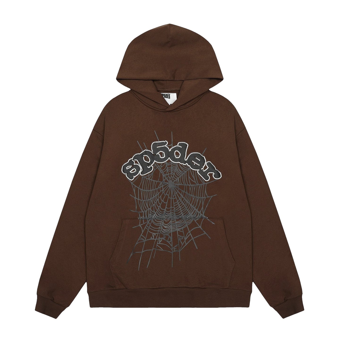 Sp5der Spiderweb Graphic Pullover Hoodie — hero