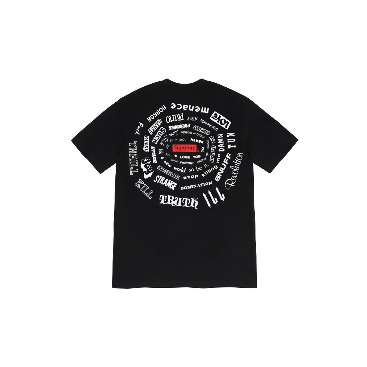 Supreme Spiral Graphic T-Shirt — back