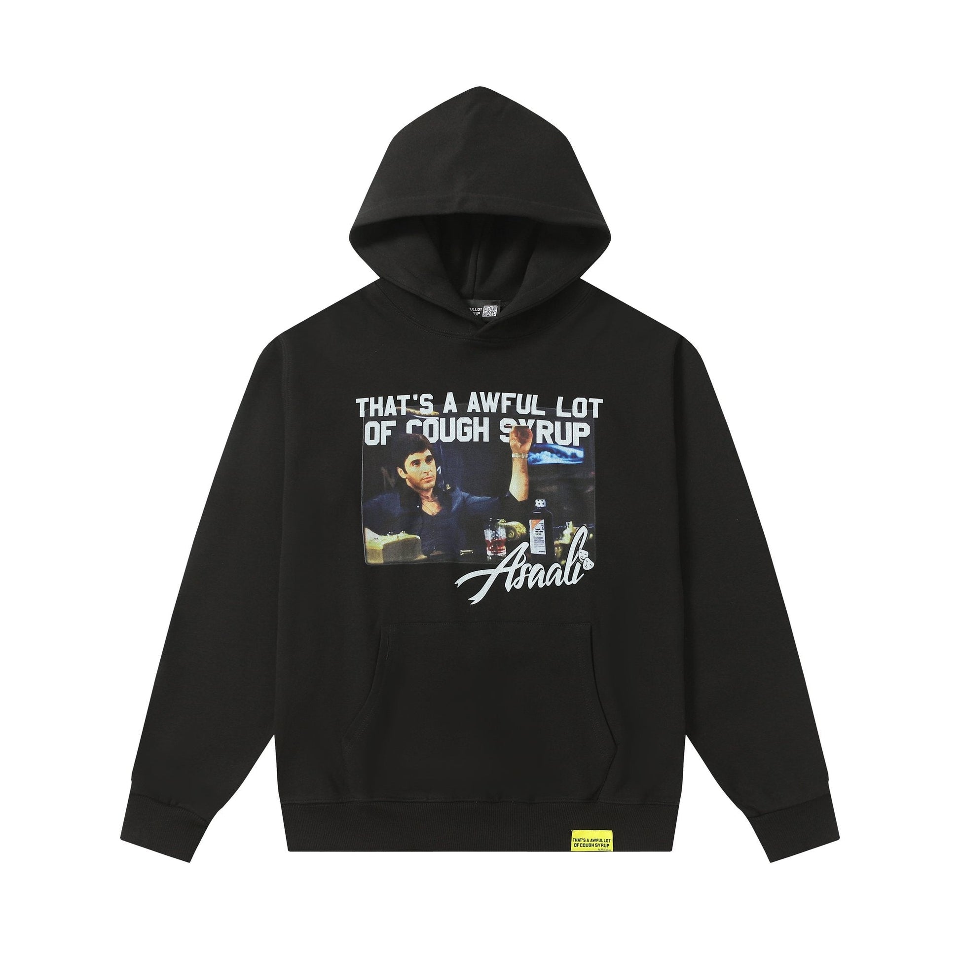 THAT'S A AWFUL LOT OF COUGH SYRUP Photo Graphic Pullover Hoodie — hero