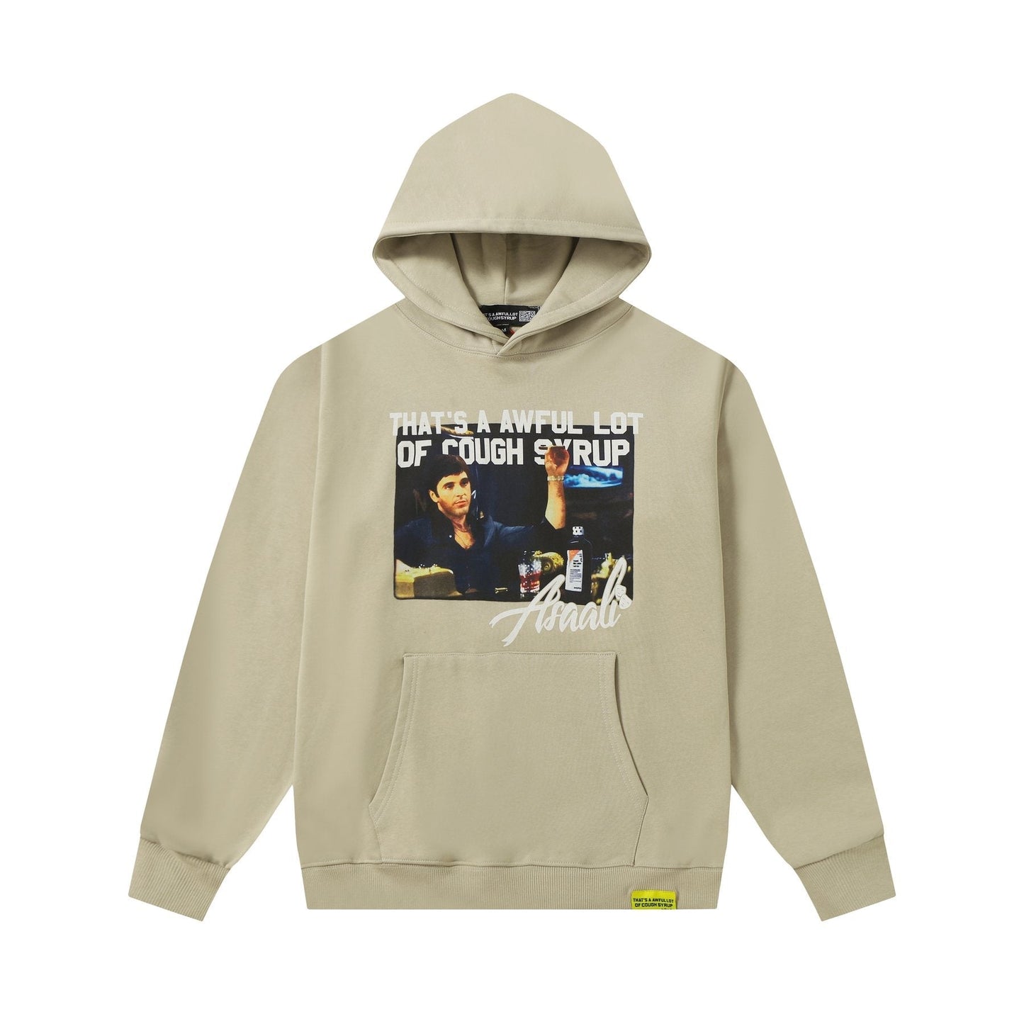 THAT'S A AWFUL LOT OF COUGH SYRUP Photo Graphic Pullover Hoodie — front