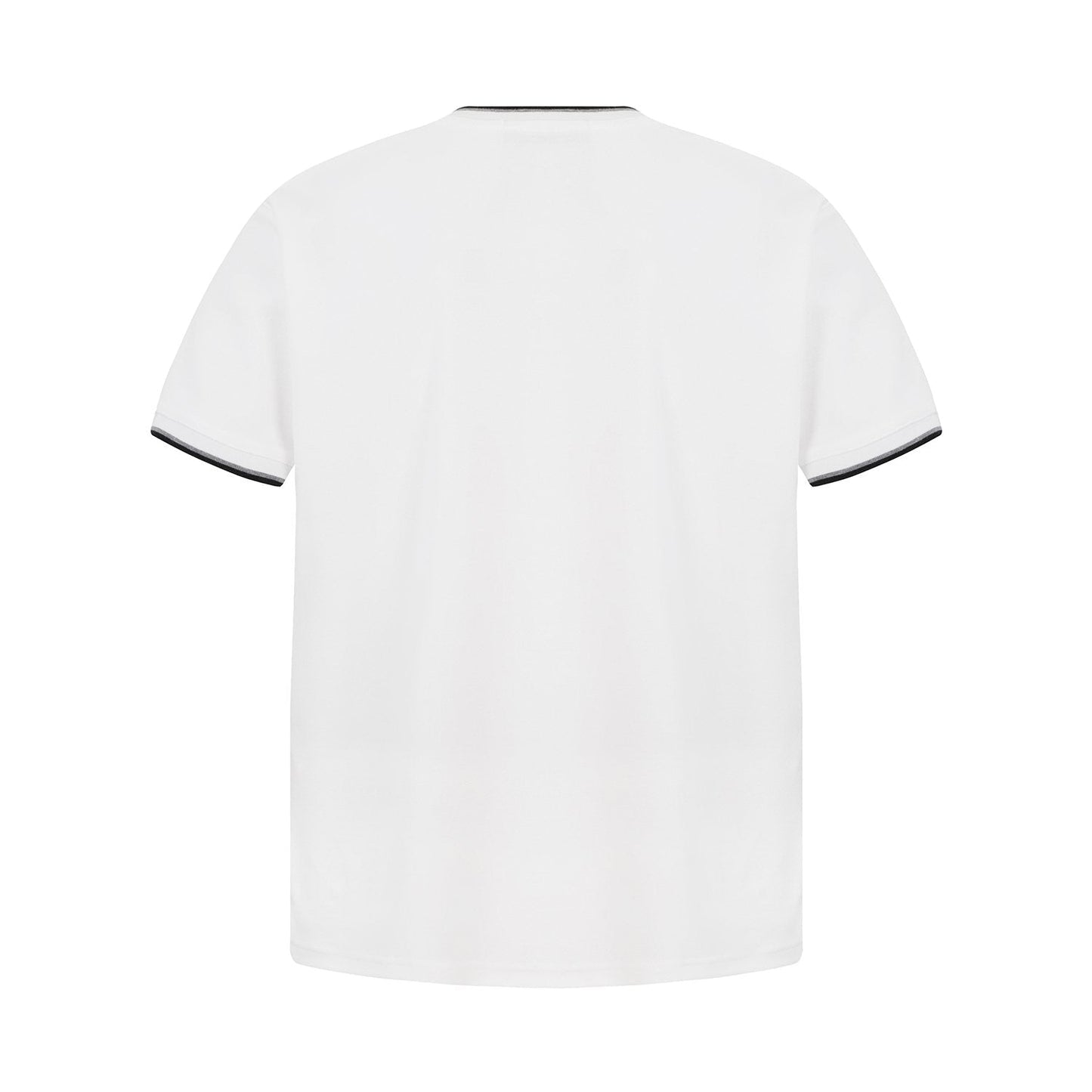Test2-Ralph Lauren Contrast-Trim Piqué Crewneck T-Shirt — back